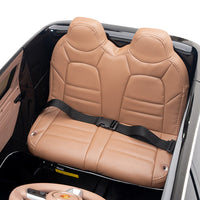 Leather Toddler Seat with Seat Belt for Safety