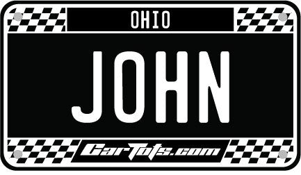 Personalized Customized Toddler Car License Plate