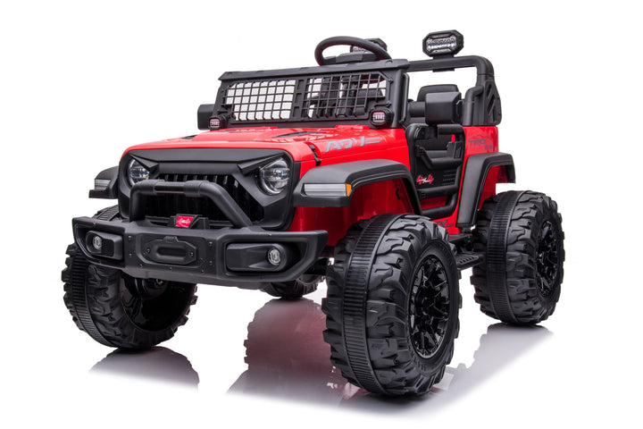 24V Ridington Alpine Two-Seater Ride-On Truck with 4x4 Rubber Tires & Parent Remote
