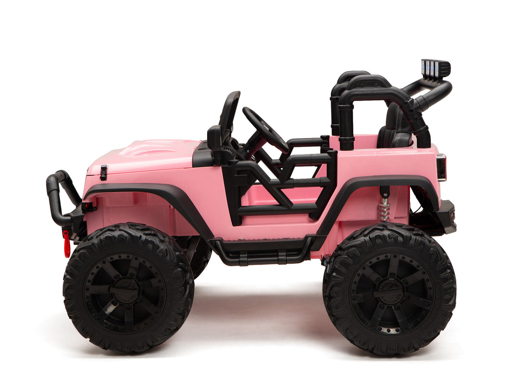 Crawler 24 Volt jeep Ride On Truck with 2.4G Remote Control and Rubber Wheels