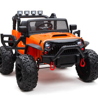 Crawler 24 Volt jeep Ride On Truck with 2.4G Remote Control and Rubber Tires