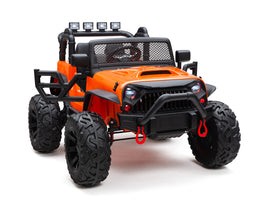 Crawler 24 Volt jeep Ride On Truck with 2.4G Remote Control and Rubber Tires