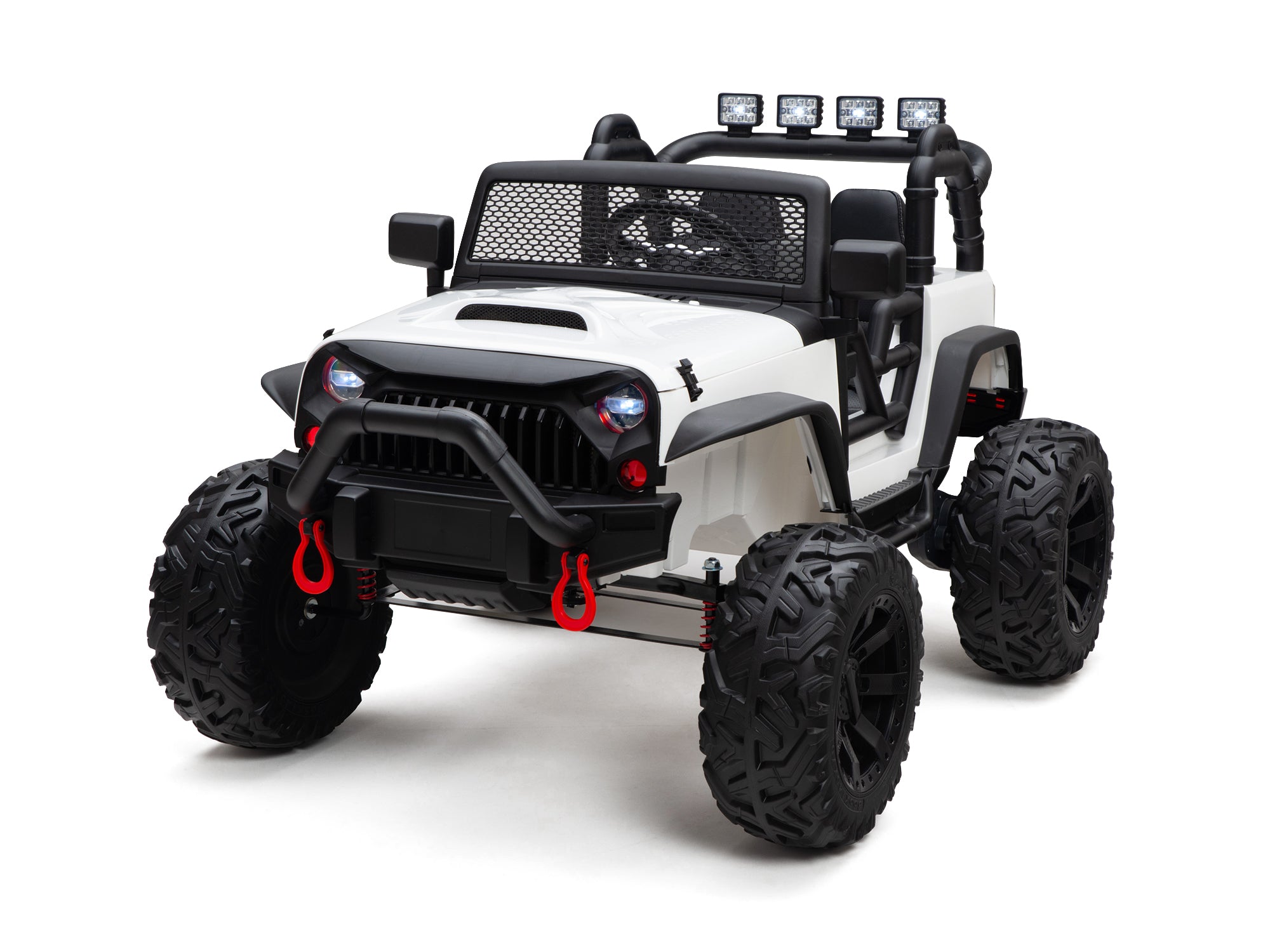 Crawler 24 Volt jeep Ride On Truck with 2.4G Remote Control and Rubber Wheels