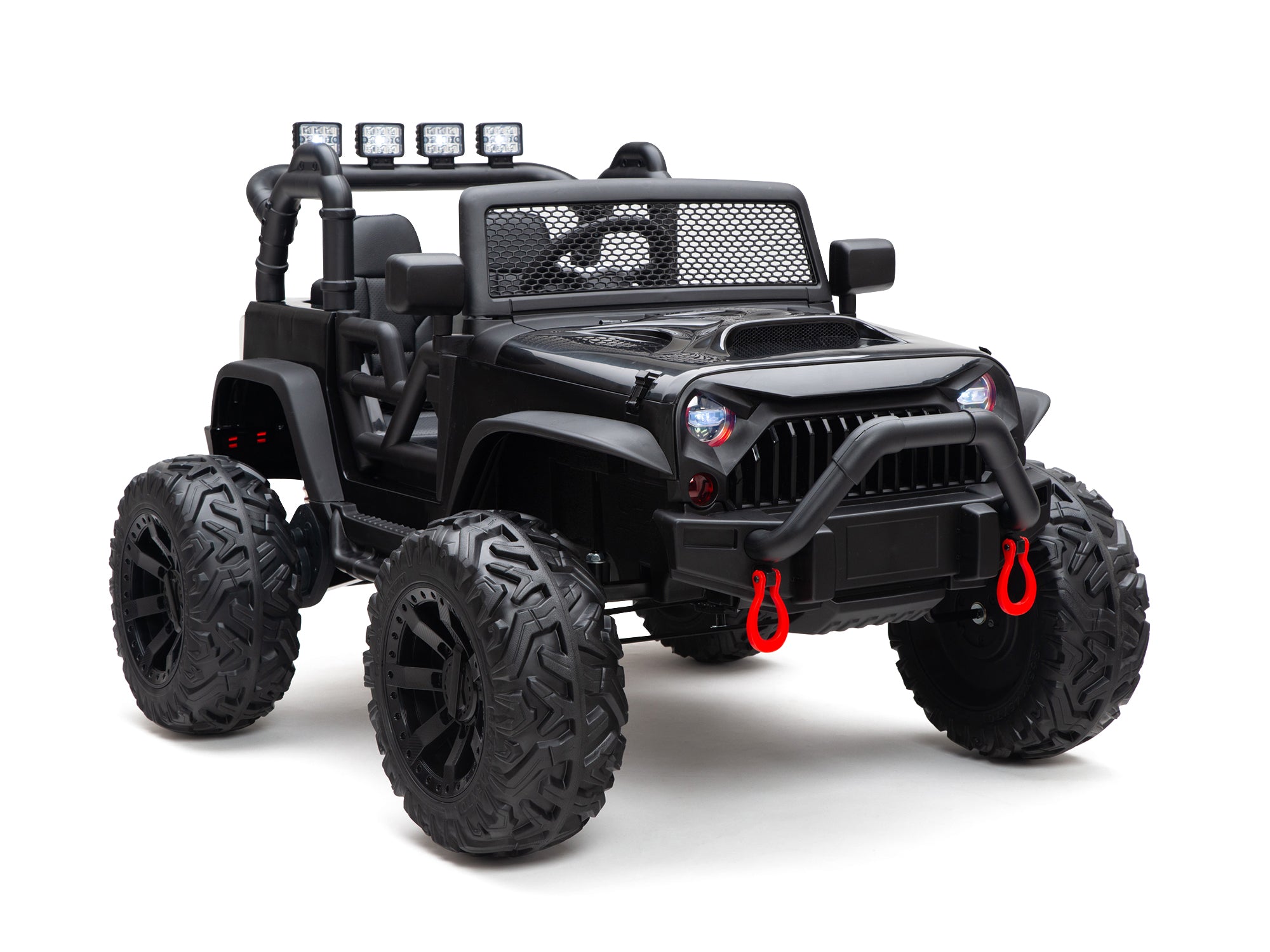 Crawler 24 Volt jeep Ride On Truck with 2.4G Remote Control and Rubber Wheels