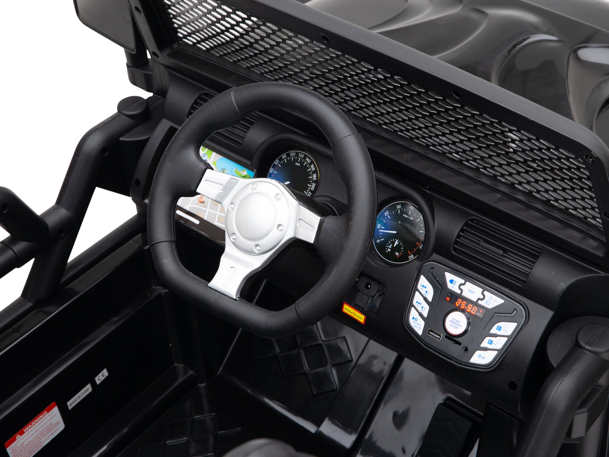 Crawler 24 Volt jeep Ride On Truck with 2.4G Remote Control and Rubber Wheels