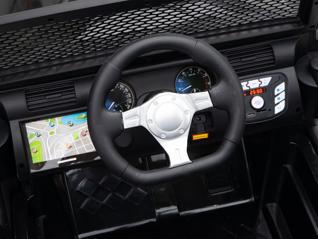 Crawler 24 Volt jeep Ride On Truck with 2.4G Remote Control and Rubber Wheels