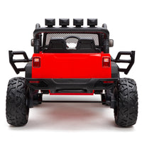 Crawler 24 Volt jeep Ride On Truck with 2.4G Remote Control and Rubber Tires