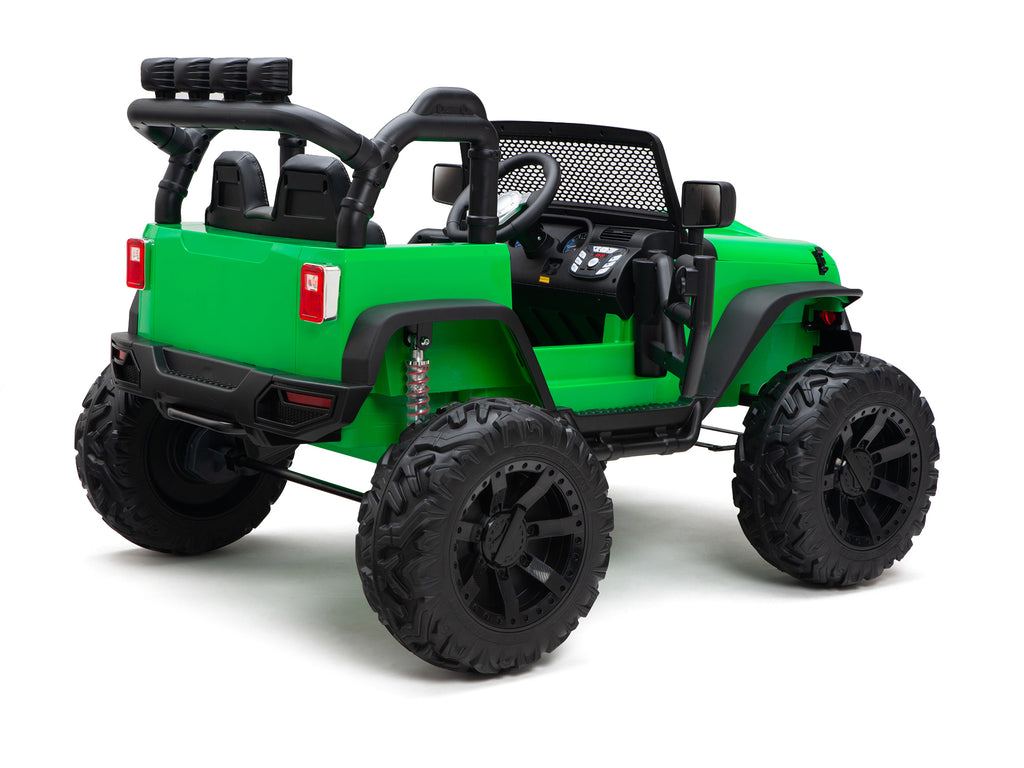Crawler 24 Volt jeep Ride On Truck with 2.4G Remote Control and Rubber Wheels