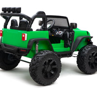 Crawler 24 Volt jeep Ride On Truck with 2.4G Remote Control and Rubber Tires