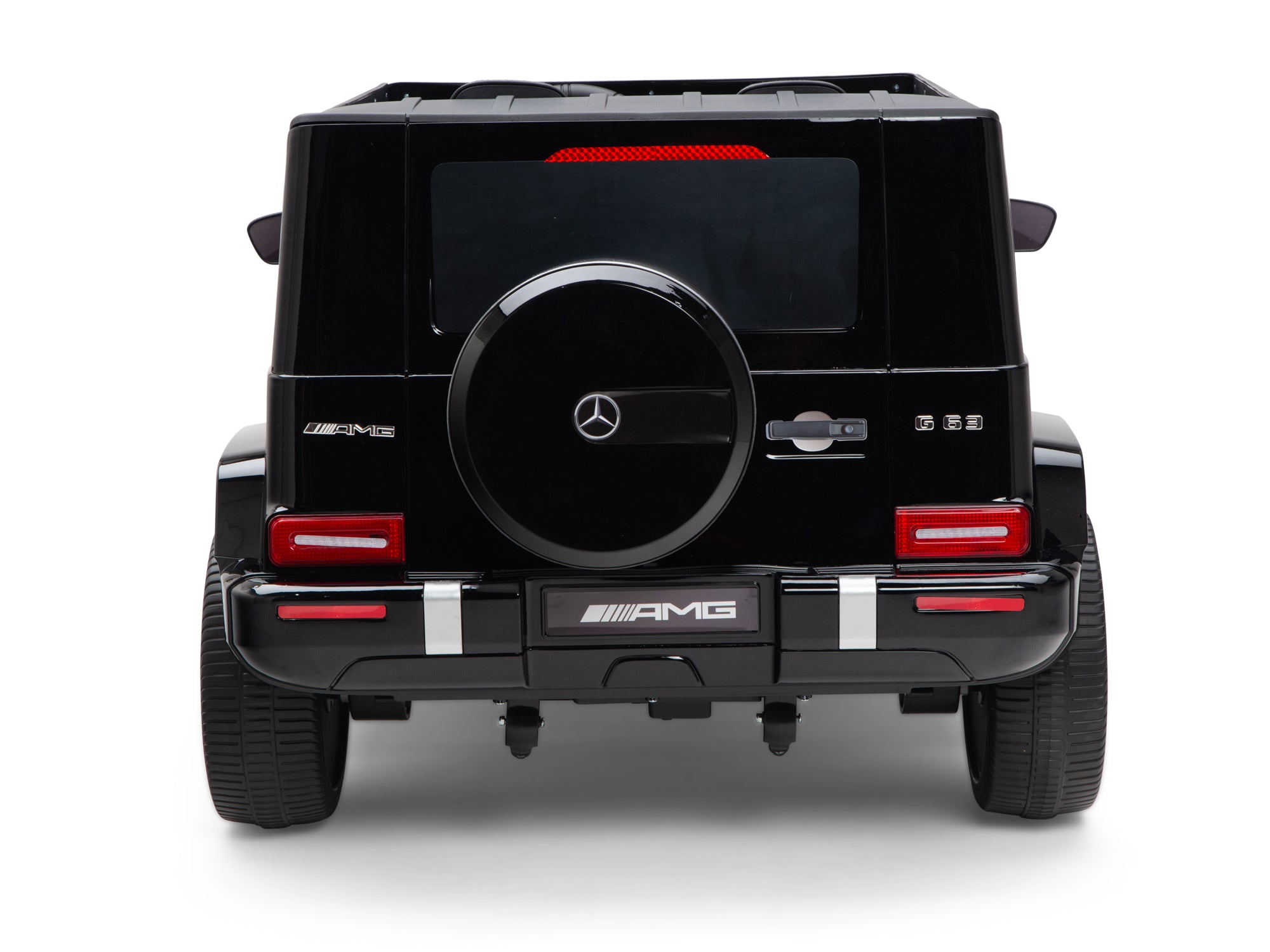 Rear Mercedes-Benz Remote Control Ride On G63 AMG G Wagon W/Rubber Tires and Opening Doors