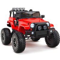 Wheelie 24 Volt jeep Ride On Truck with 2.4G Remote Control and Rubber Tires