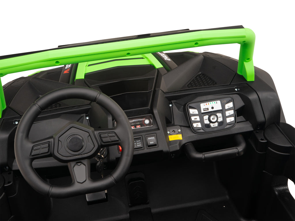 Rayder 24 Volt Ride On UTV w/Rubber Tires and Brushless Motor