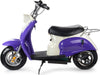 Electric 24 Volt Moped Ride On Scooter in Purple