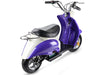 Electric 24 Volt Moped Ride On Scooter in Purple