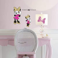 Minnie Mouse Plus Glitter Peel and Stick Decals