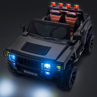 toddler ride on H2 Hummer lights