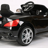 Black Mercedes Benz for toddlers with remote