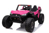 Pink Side by Side Remote Ride On 24 Volt Buggy