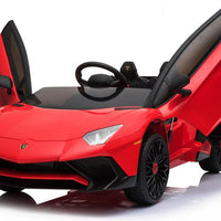 remote control ride on Lamborghini Aventador SV with dihedral doors