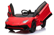 remote control ride on Lamborghini Aventador SV with dihedral doors