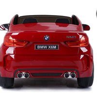 BMW X6 M with remote control ride on rear
