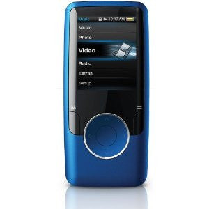 Coby MP3 Player with Video and 4GB Internal Storage in Blue