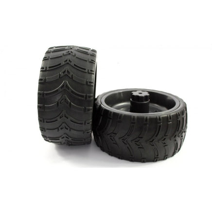 power wheels  rubber tires