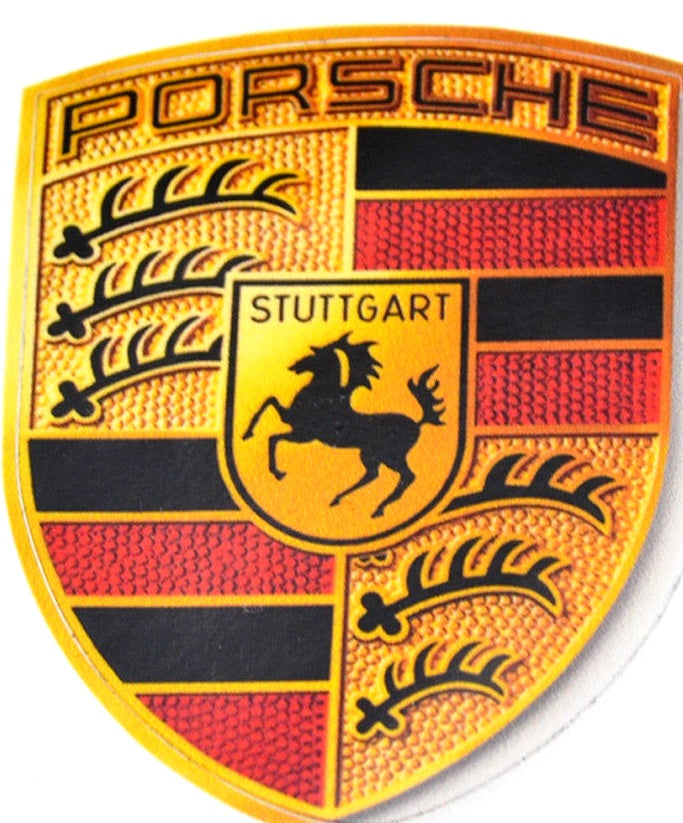 Brand New Porsche Sticker Crest Logo Genuine