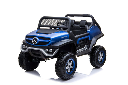 RC Mercedes Toddler Unimog two seater in blue