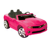 pink Chevrolet Camaro 2 Seat Ride On Sports Car